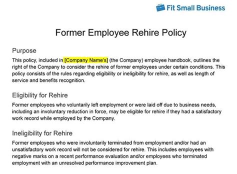 Oracle Rehire Policy is a company initiative that enables former employees to rejoin the organization after a certain period of time. It demonstrates Oracle’s commitment to nurturing and maintaining a strong talent pool. By allowing former employees to return, Oracle benefits from familiarity with company culture, processes, and existing ...